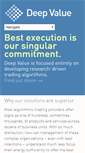 Mobile Screenshot of deepvalue.net
